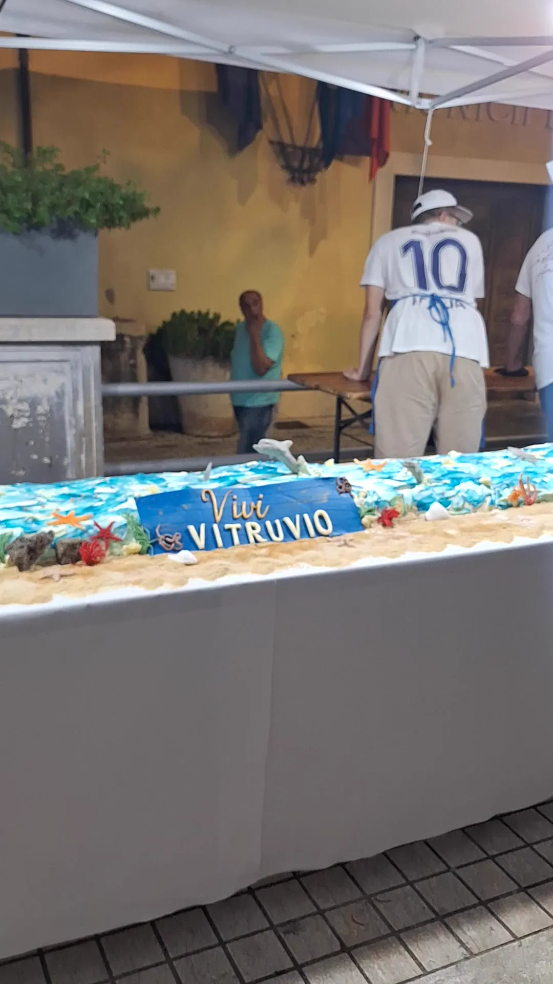 La torta di 15 metri preparata per Vivi Vitruvio 2026