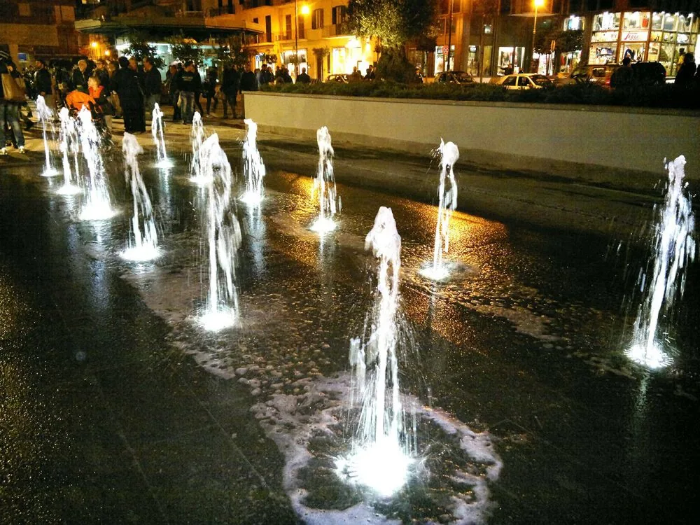 Piazza Aldo Moro nel centro di Formia