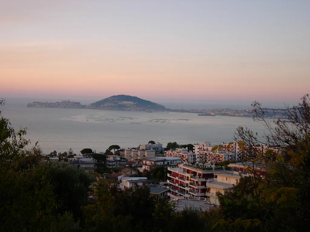Panorama di Formia e del Golfo di Gaeta visto dall'alto