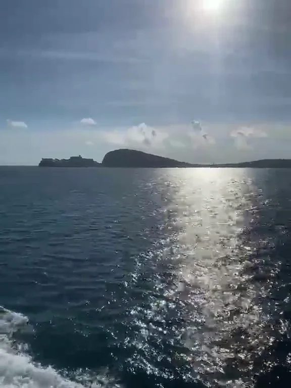 Partenza in aliscafo da Formia con vista sul Golfo di Gaeta